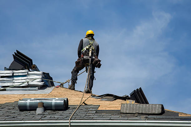 Professional Roofing technician working in Salina, KS